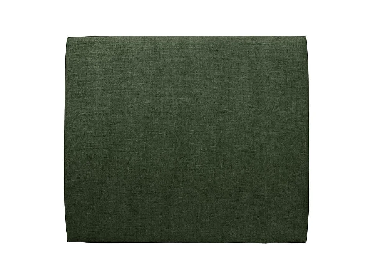 Tete de lit Tapissée Tissu Vert L 160 cm - Ep 10 cm rembourré