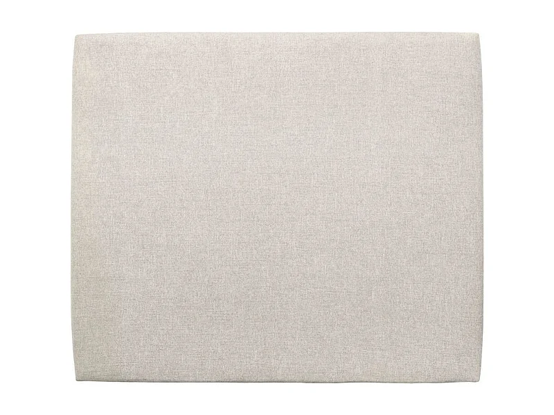 Tete de lit Tapissée Tissu Beige clair L 160 cm - Ep 10 cm rembourré
