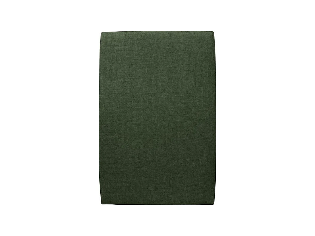 Tete de lit Tapissée Tissu Vert L 90 cm - Ep 10 cm rembourré
