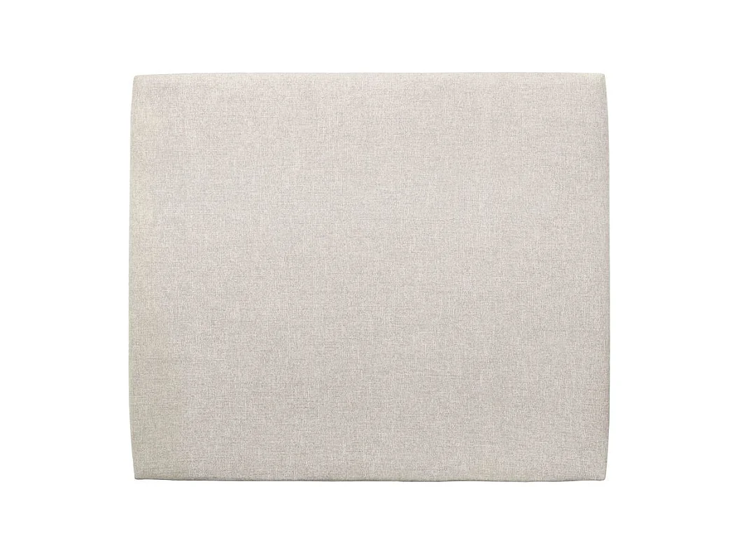 Tete de lit Tapissée Tissu Beige clair L 135 cm - Ep 10 cm rembourré