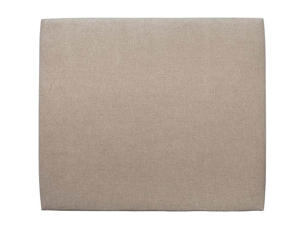 Tete de lit Tapissée Tissu Beige brun L 180 cm - Ep 10 cm rembourré