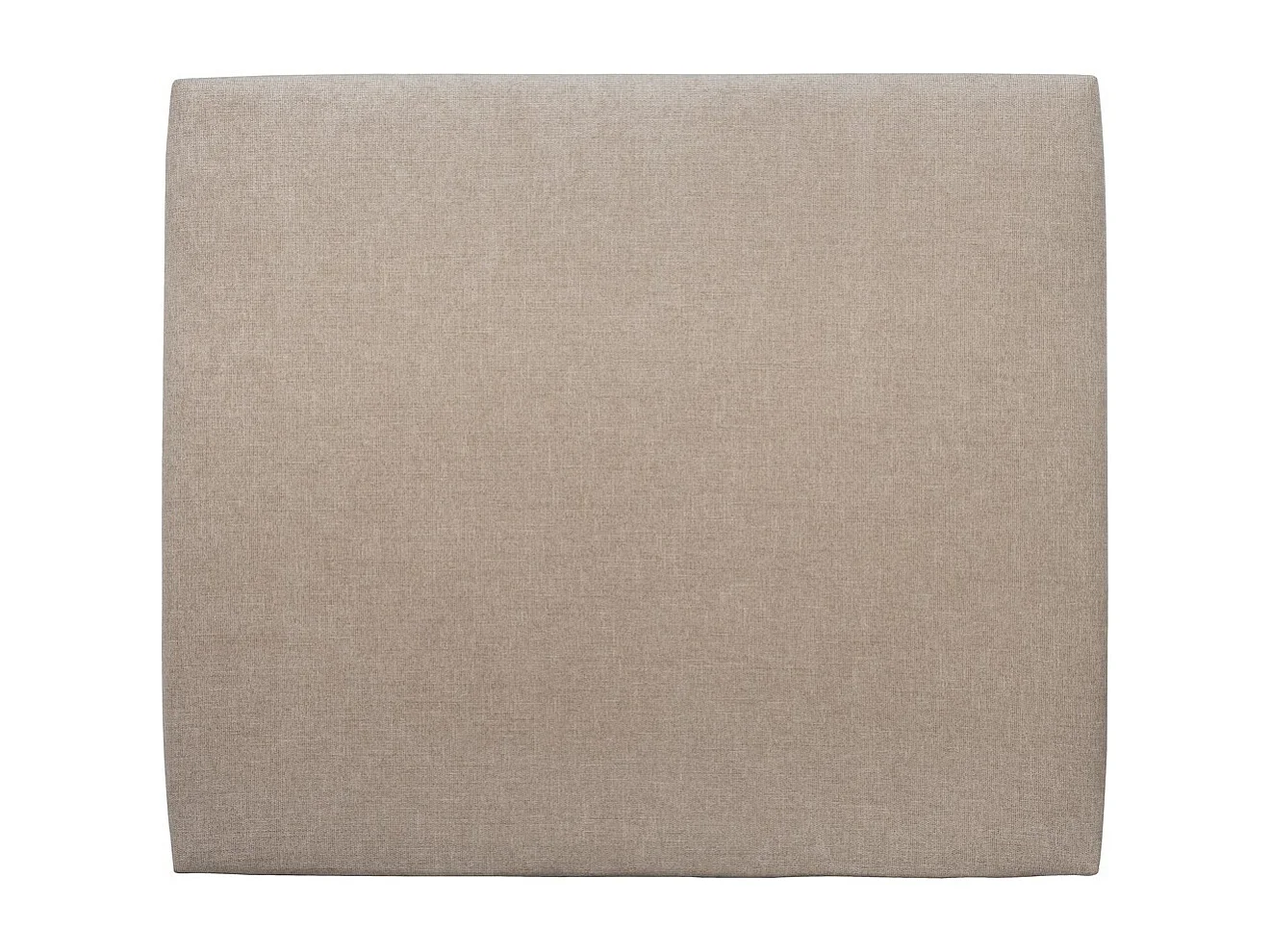 Tete de lit Tapissée Tissu Beige brun L 180 cm - Ep 10 cm rembourré