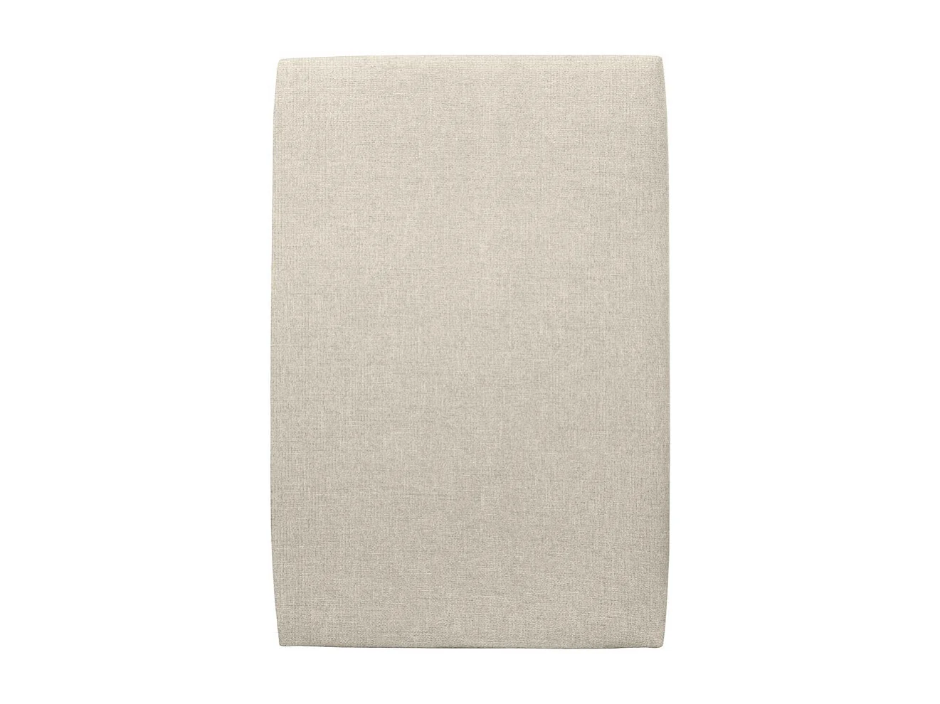 Tete de lit Tapissée Tissu Beige clair L 90 cm - Ep 10 cm rembourré