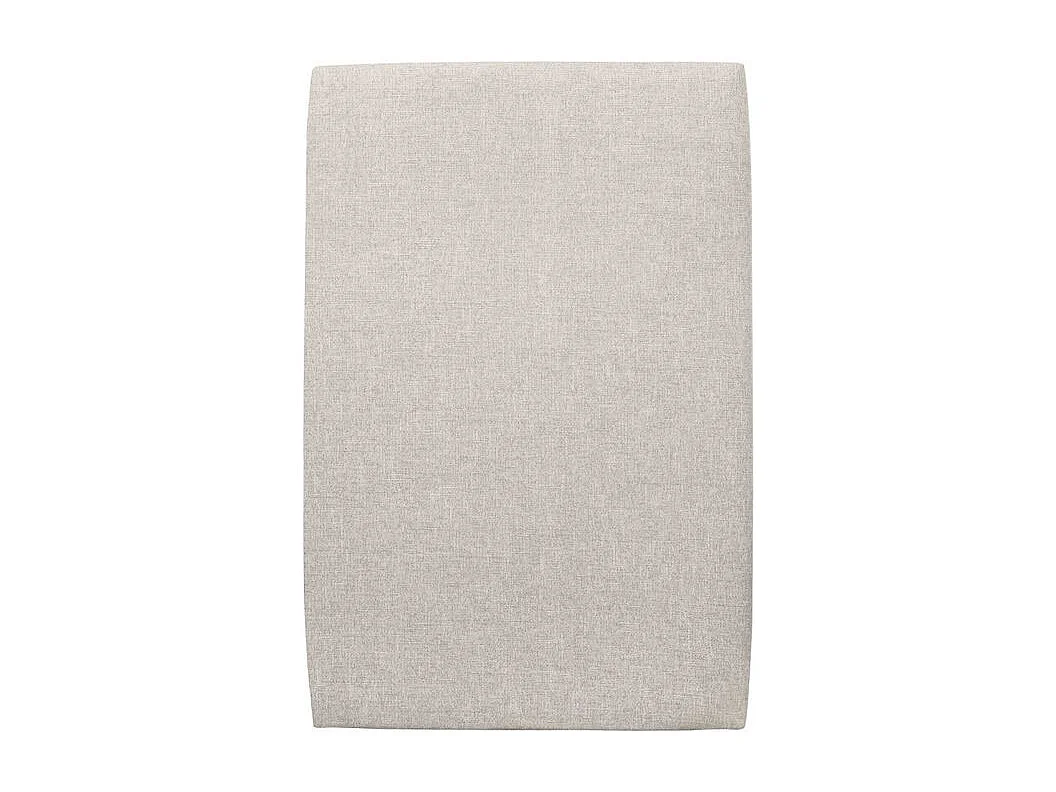 Tete de lit Tapissée Tissu Beige clair L 90 cm - Ep 10 cm rembourré