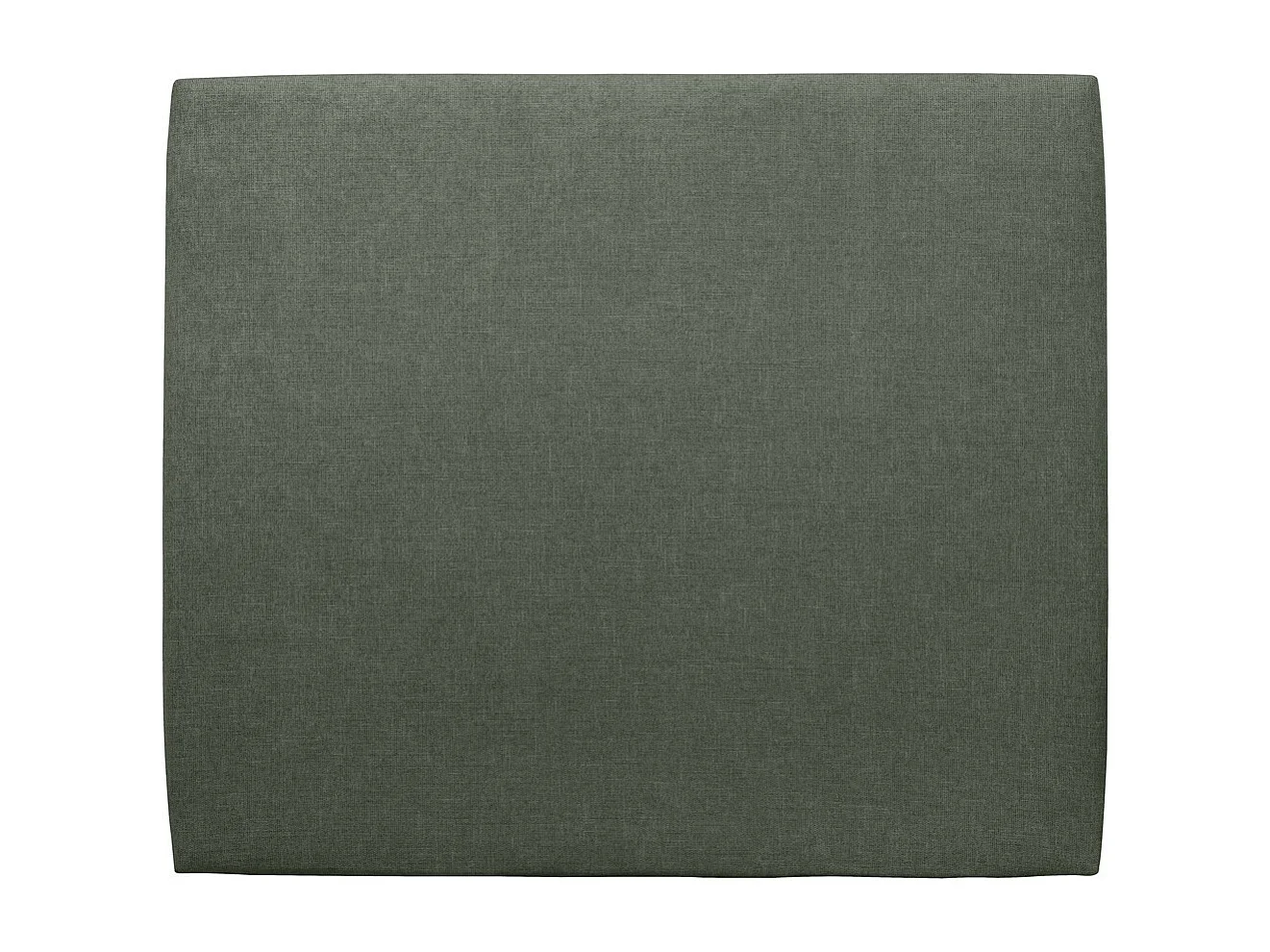 Tete de lit Tapissée Tissu Vert L 150 cm - Ep 10 cm rembourré