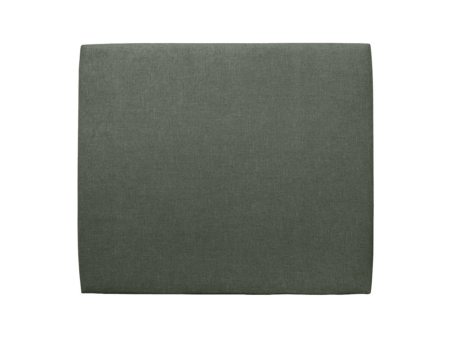 Tete de lit Tapissée Tissu Vert L 150 cm - Ep 10 cm rembourré