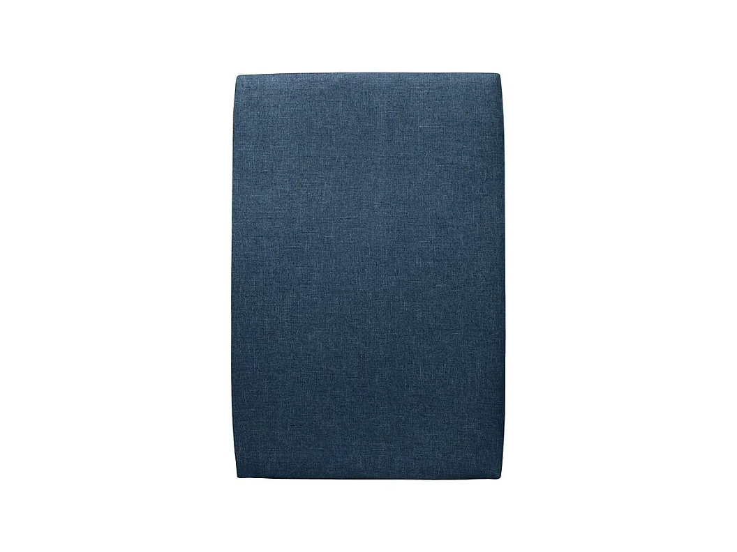 Tete de lit Tapissée Tissu Bleu L 90 cm - Ep 10 cm rembourré