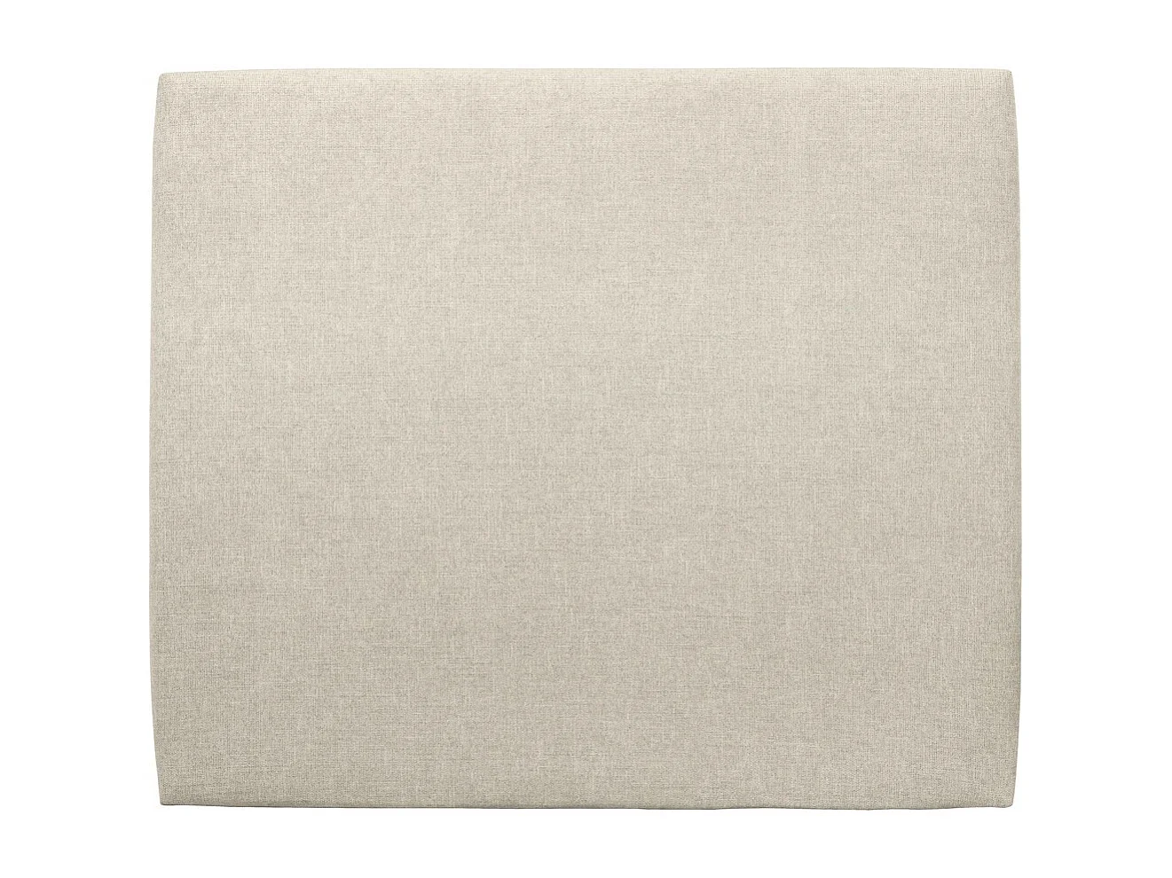 Tete de lit Tapissée Tissu Beige clair L 200 cm - Ep 10 cm rembourré