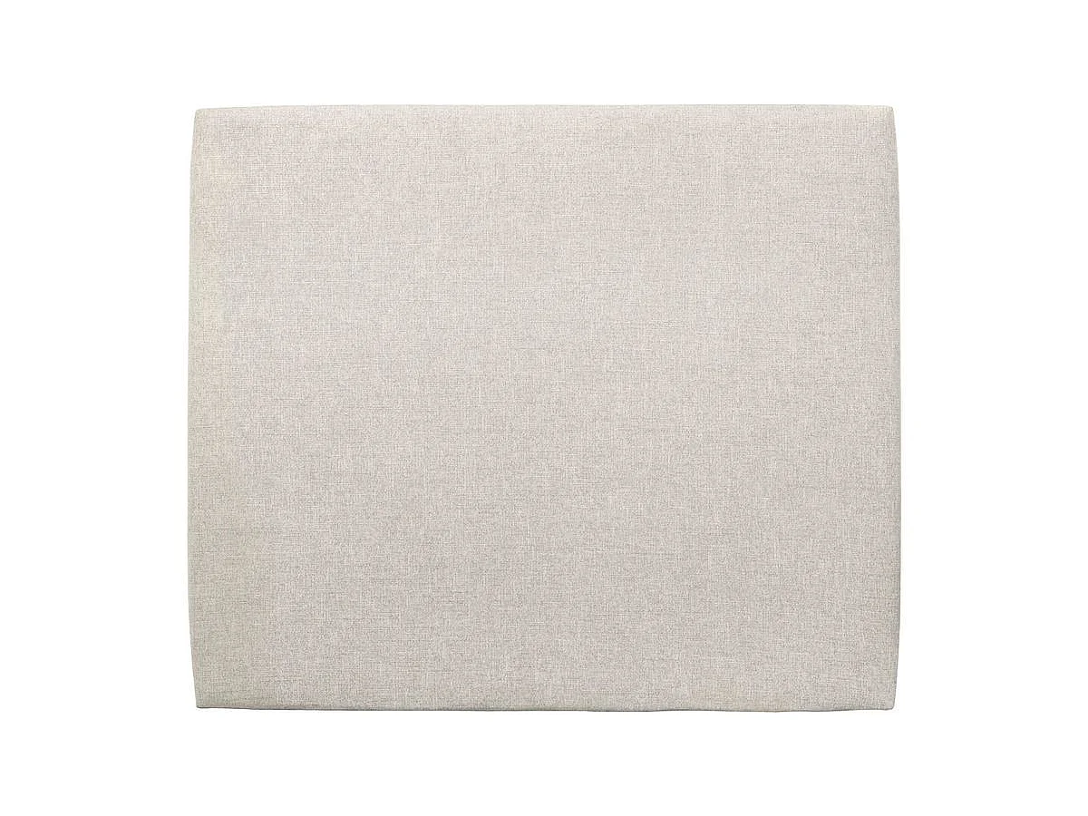 Tete de lit Tapissée Tissu Beige clair L 200 cm - Ep 10 cm rembourré