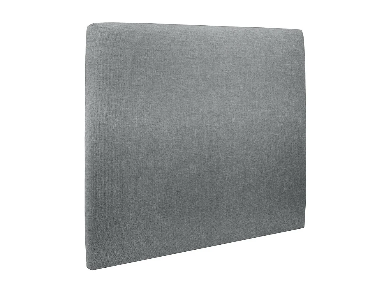 Tete de lit Tapissée Tissu Gris anthracite L 140 cm - Ep 10 cm rembourré