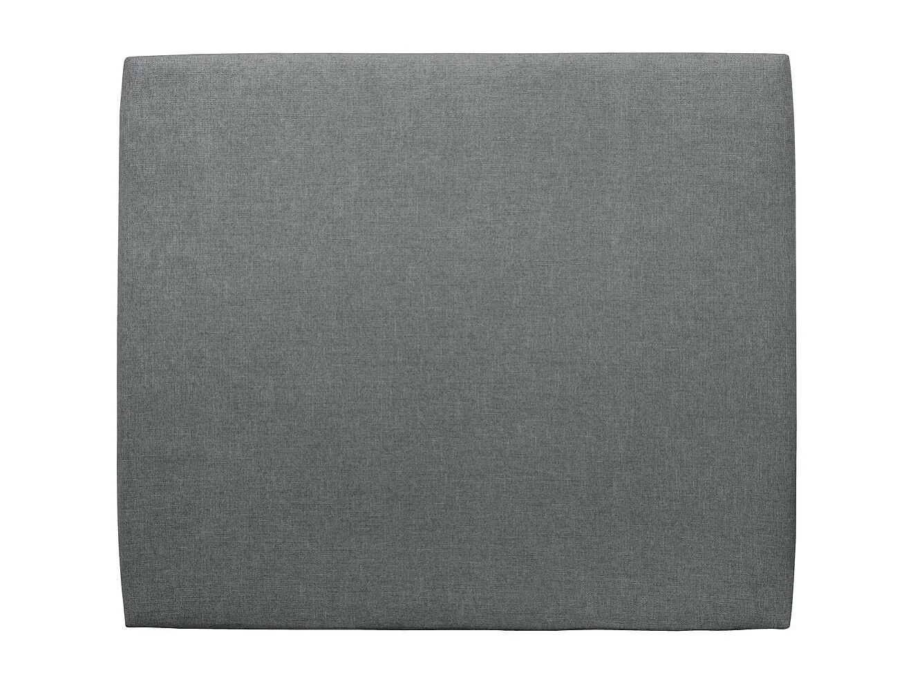 Tete de lit Tapissée Tissu Gris anthracite L 140 cm - Ep 10 cm rembourré