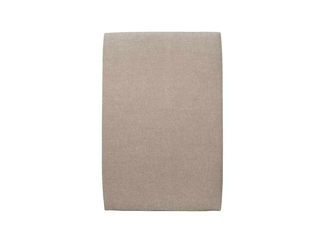 Tete de lit Tapissée Tissu Beige brun L 90 cm - Ep 10 cm rembourré