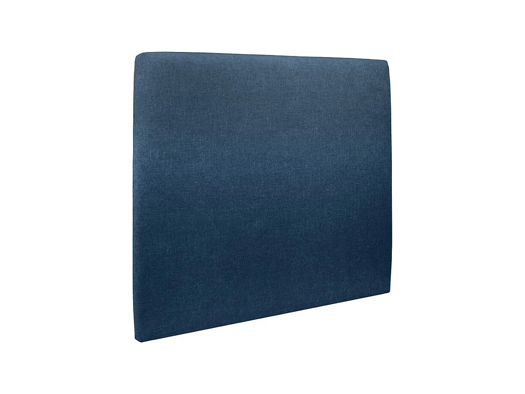 Tete de lit Tapissée Tissu Bleu L 160 cm - Ep 10 cm rembourré