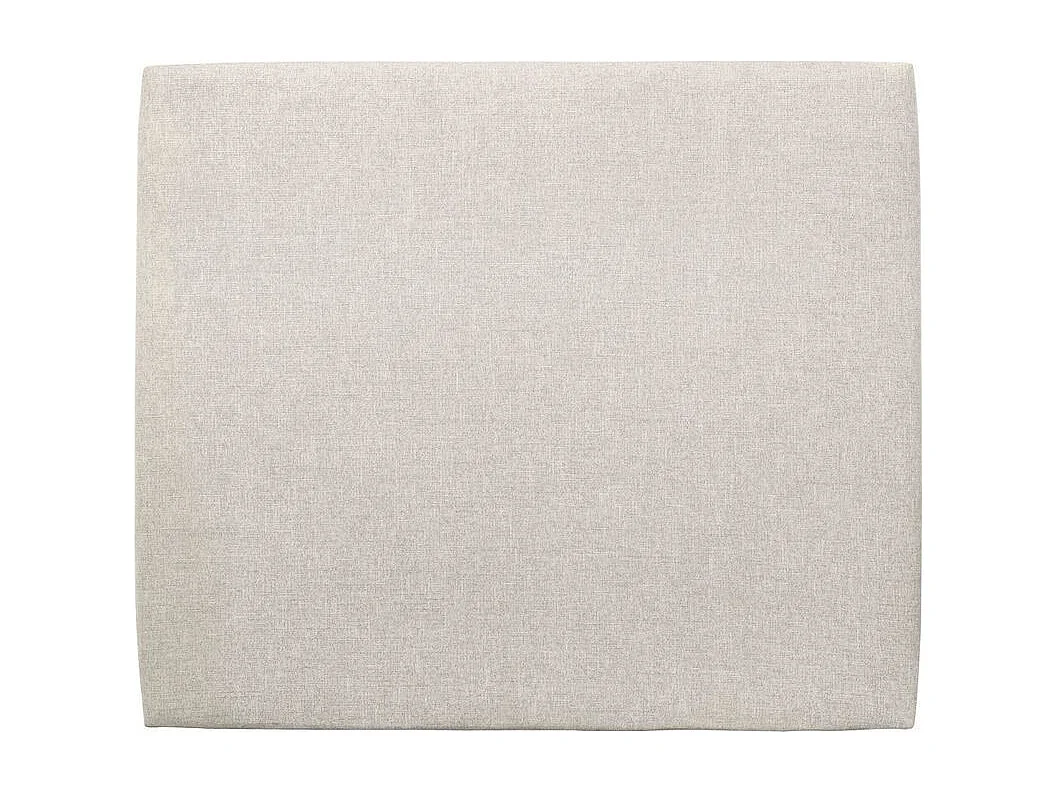 Tete de lit Tapissée Tissu Beige clair L 140 cm - Ep 10 cm rembourré