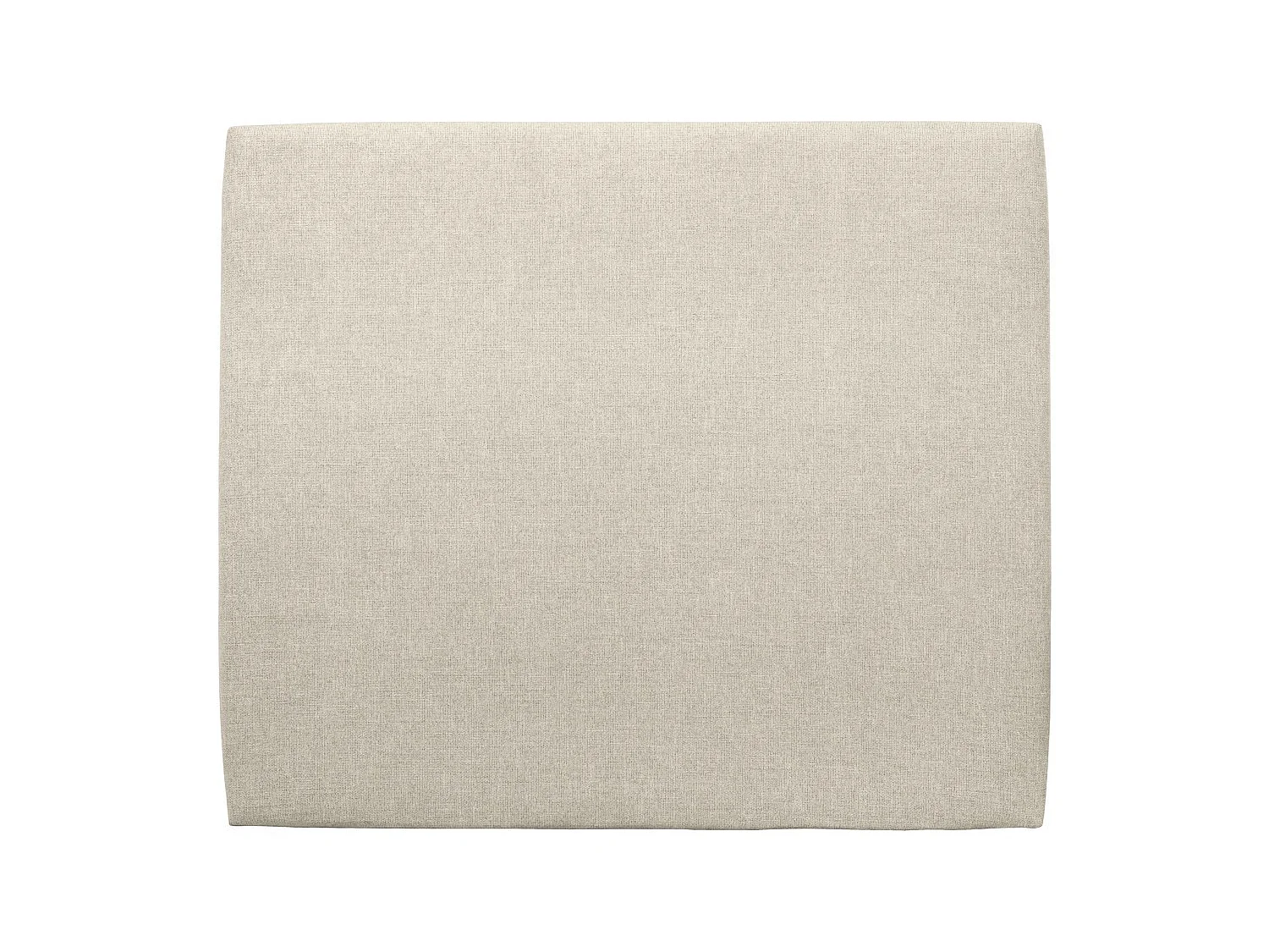 Tete de lit Tapissée Tissu Beige clair L 140 cm - Ep 10 cm rembourré