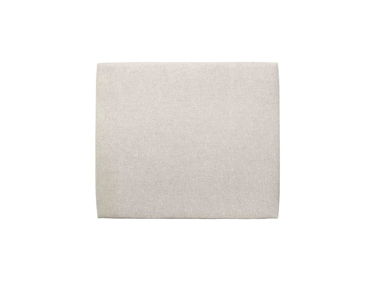 Tete de lit Tapissée Tissu Beige clair L 140 cm - Ep 10 cm rembourré