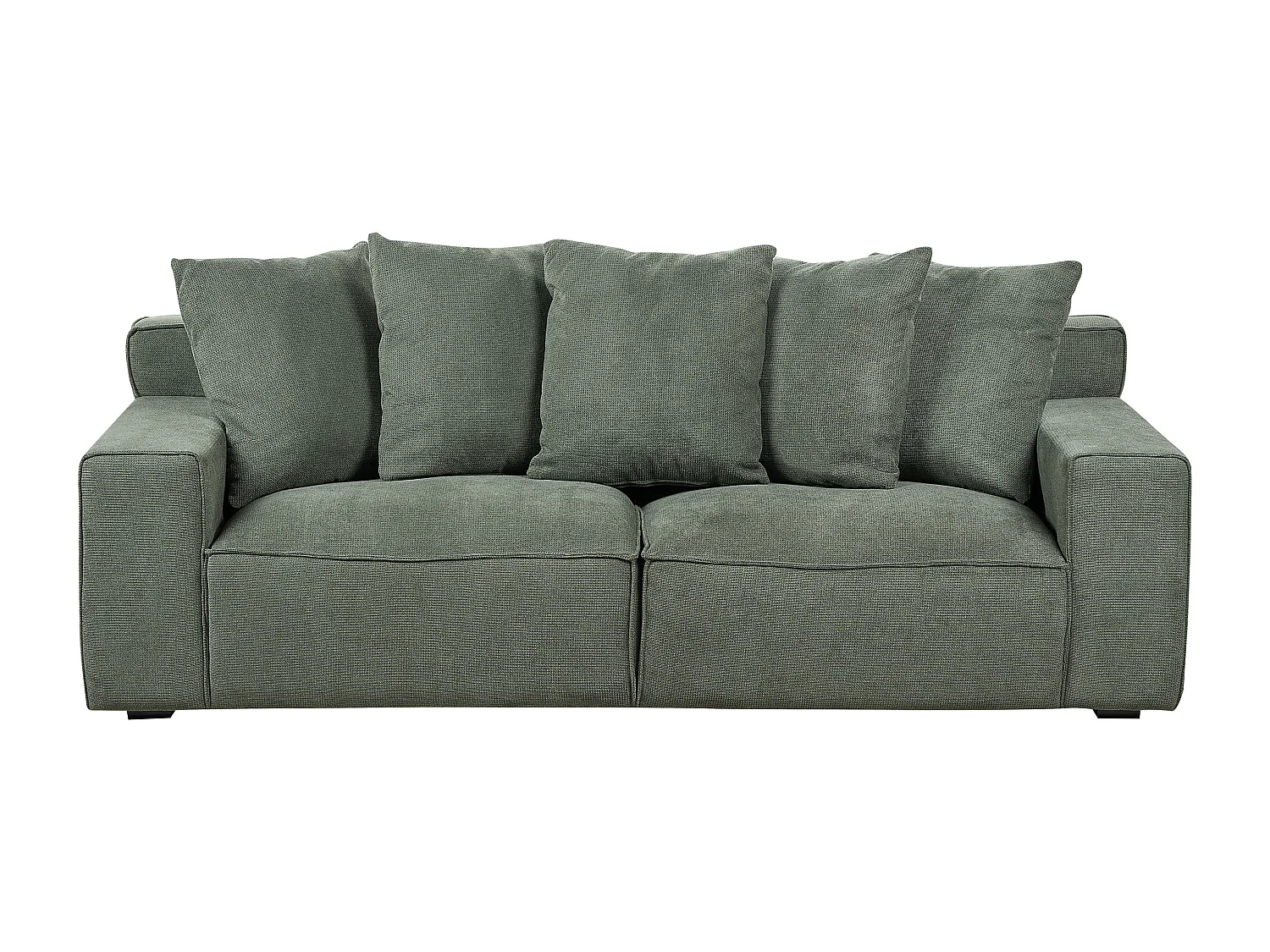 Sofa VISKAN Szenil Ciemnozielony dla 3 osób