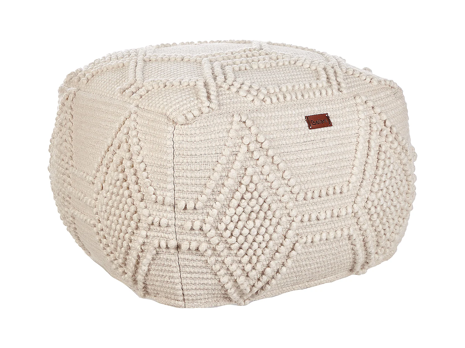 Pouf CHOIM Laine Beige