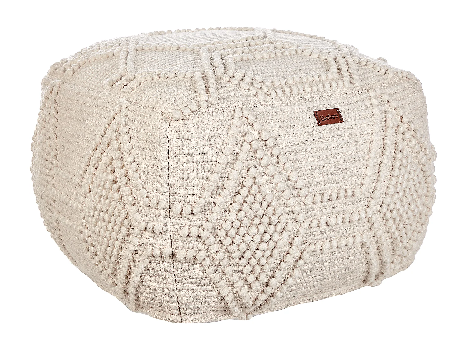 Pouf CHOIM Laine Beige
