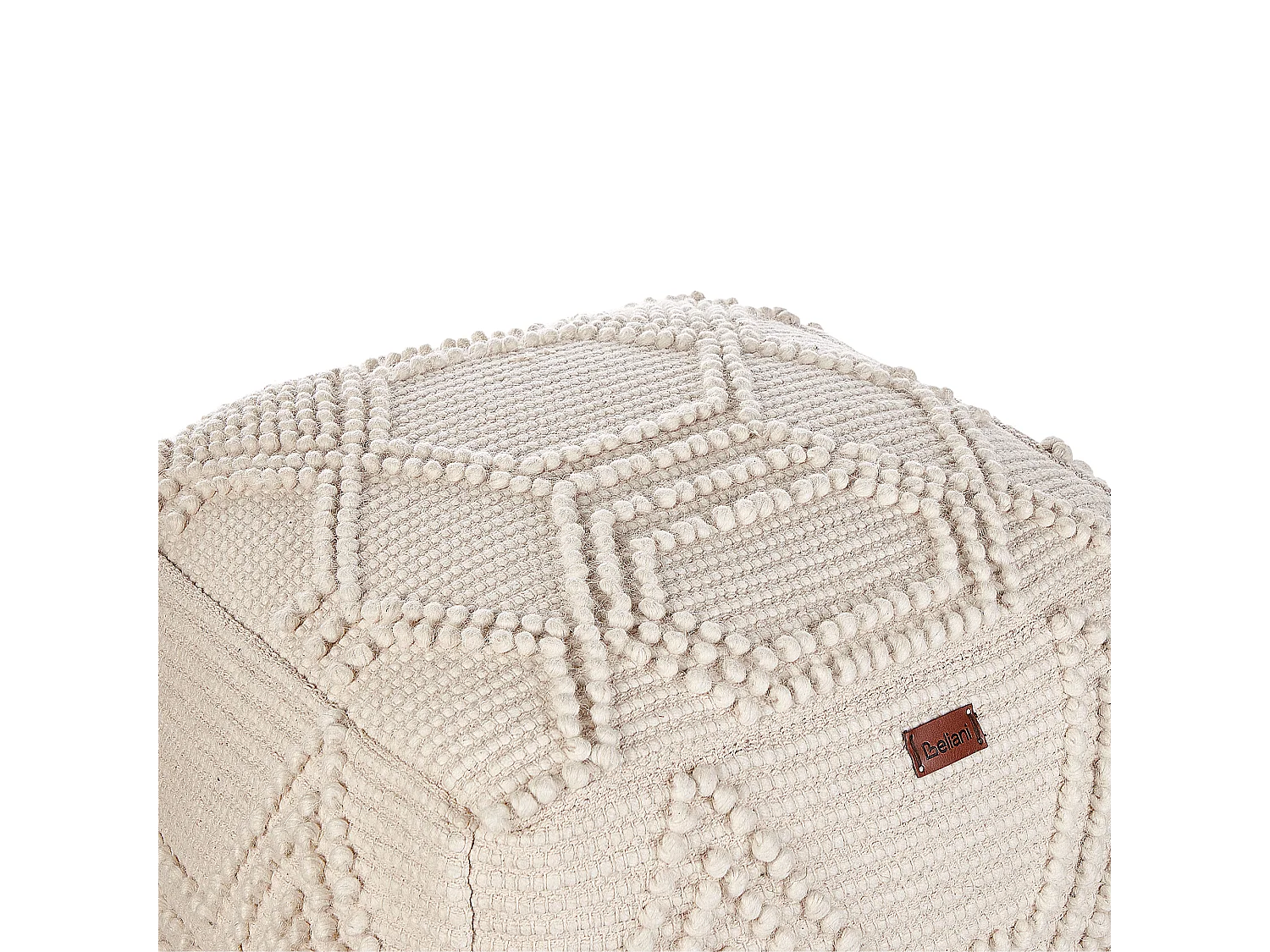 Pouf CHOIM Laine Beige