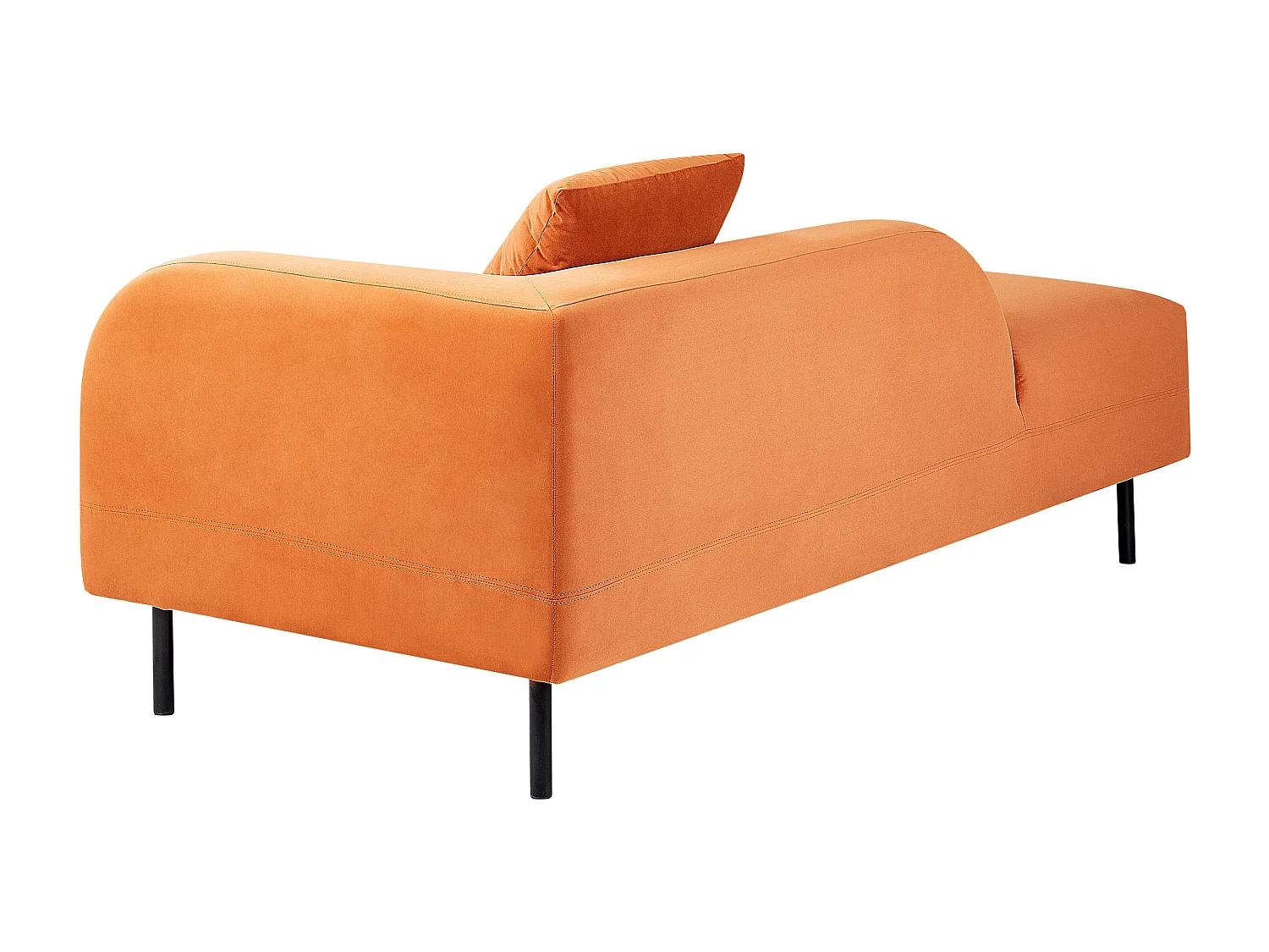 Chaise longue orange côté gauche LE CRAU