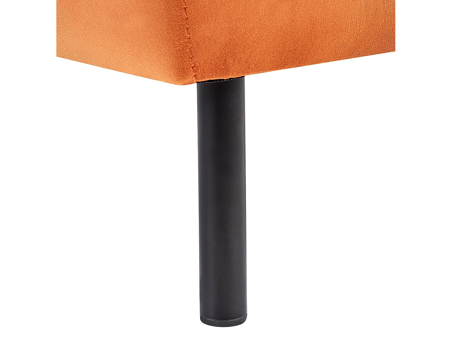 Chaise longue versione destra LE CRAU Velluto Arancione