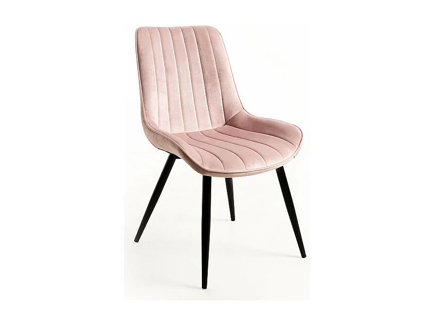 Sillas Comedor - Silla Lene Terciopelo - Rosa