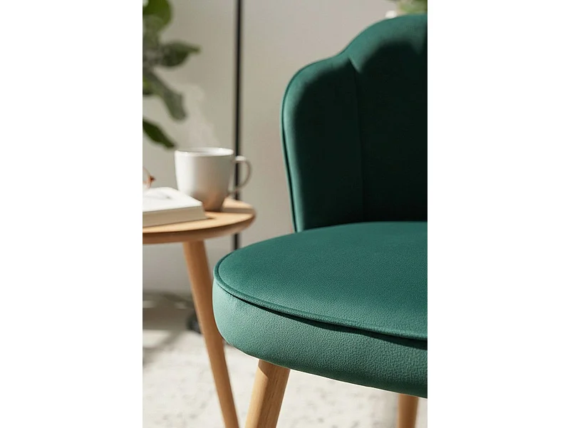 Sillas Comedor - Silla Blume Terciopelo - Verde