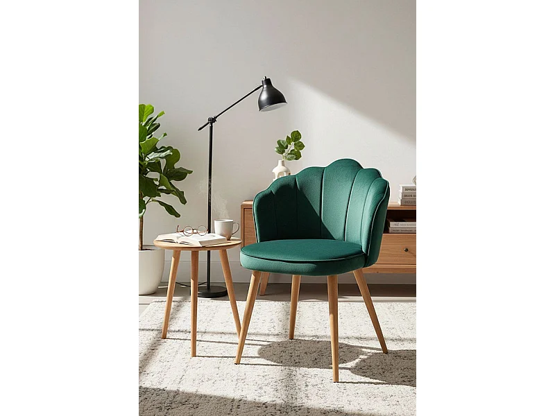 Sillas Comedor - Silla Blume Terciopelo - Verde