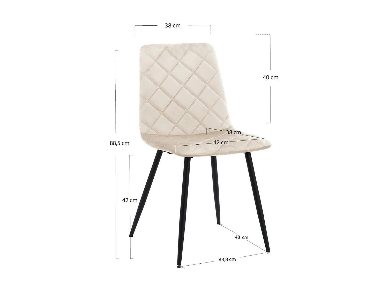 Sillas Comedor - Silla Drat - Beige