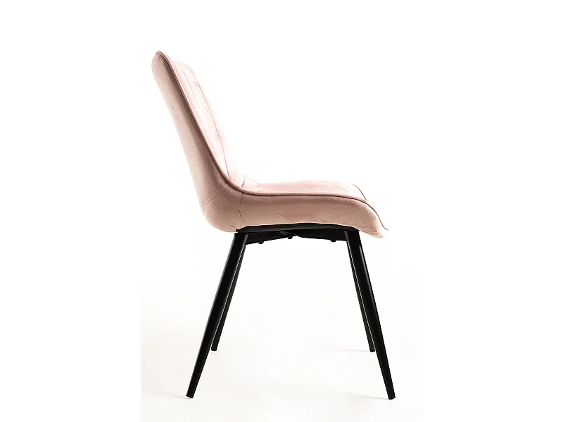 Packs Sillas Comedor - Pack 4 Sillas Lene Terciopelo - Rosa