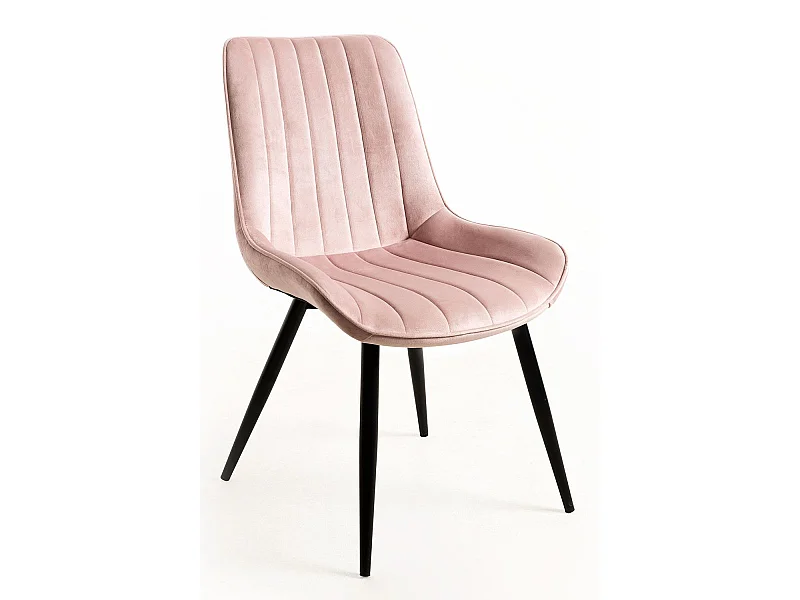 Packs Sillas Comedor - Pack 4 Sillas Lene Terciopelo - Rosa