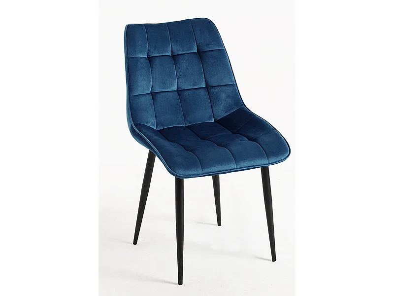 Sillas Comedor - Silla Cade Terciopelo - Azul
