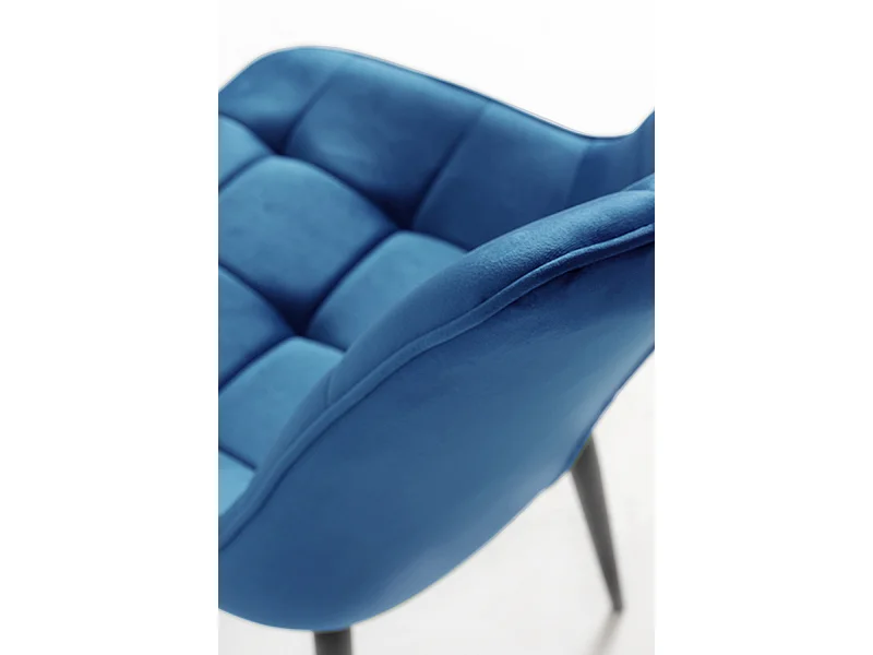 Sillas Comedor - Silla Cade Terciopelo - Azul
