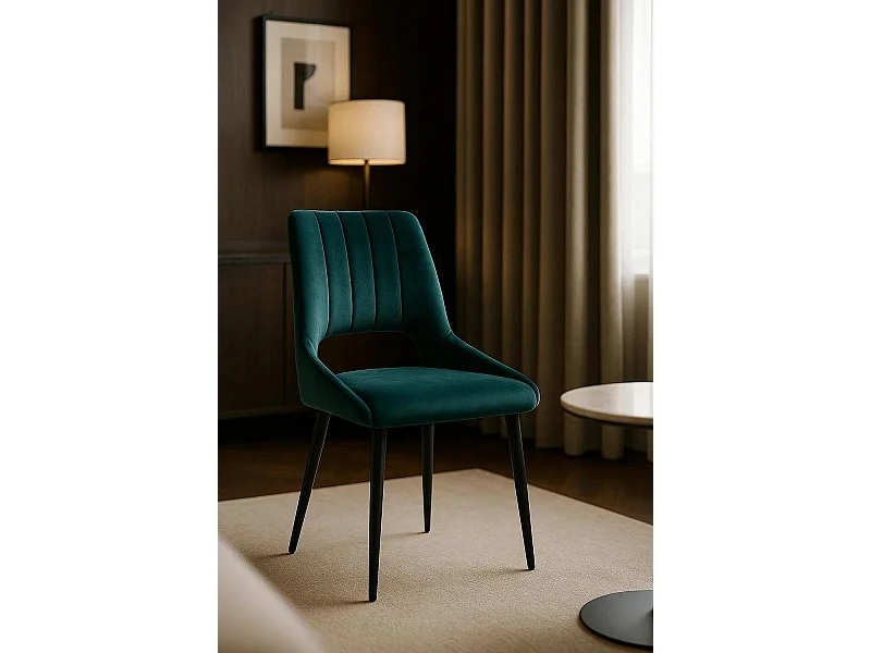 Sillas Comedor - Silla Komi Terciopelo - Verde