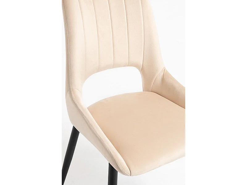 Sillas Comedor - Silla Komi Terciopelo - Beige