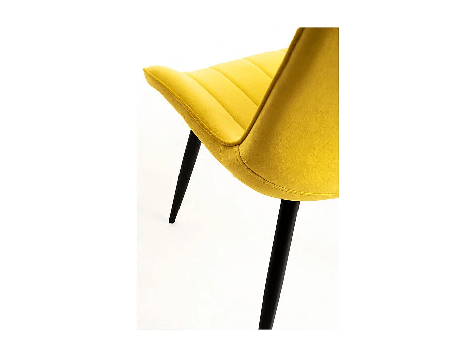 Sillas Comedor - Silla Lene Terciopelo - Amarillo