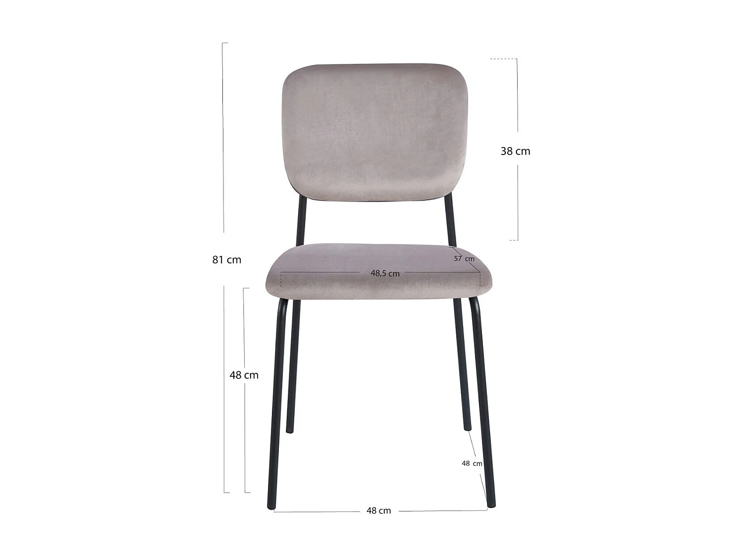 Silla de EscritorioGris Selin Black Terciopelo - Máxima Ergonomía - Ideal para Escritorio y Gaming