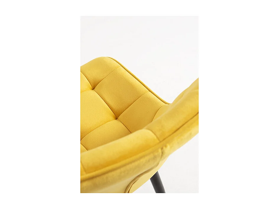 Sillas Comedor - Silla Cade Terciopelo - Amarillo