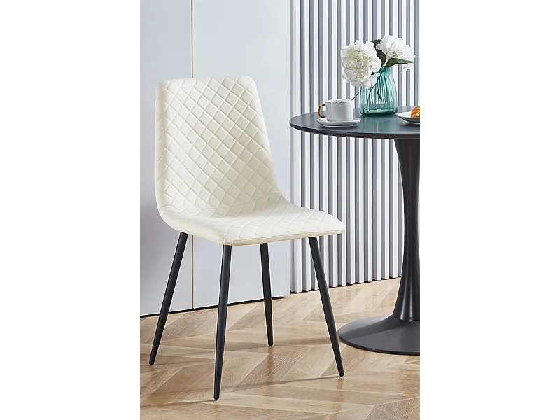 Sillas Comedor - Silla Rom Polipiel - Beige