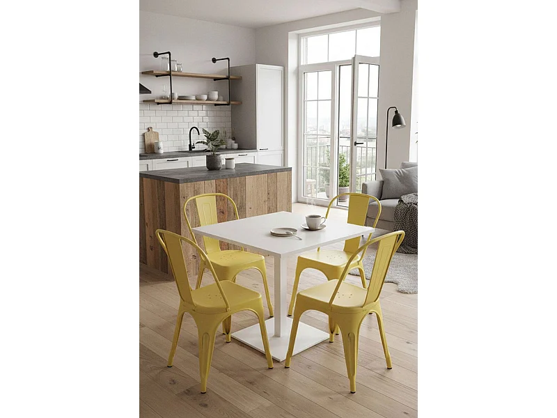 Packs Sillas Comedor - Pack 4 Sillas Torix - Amarillo Cuarzo