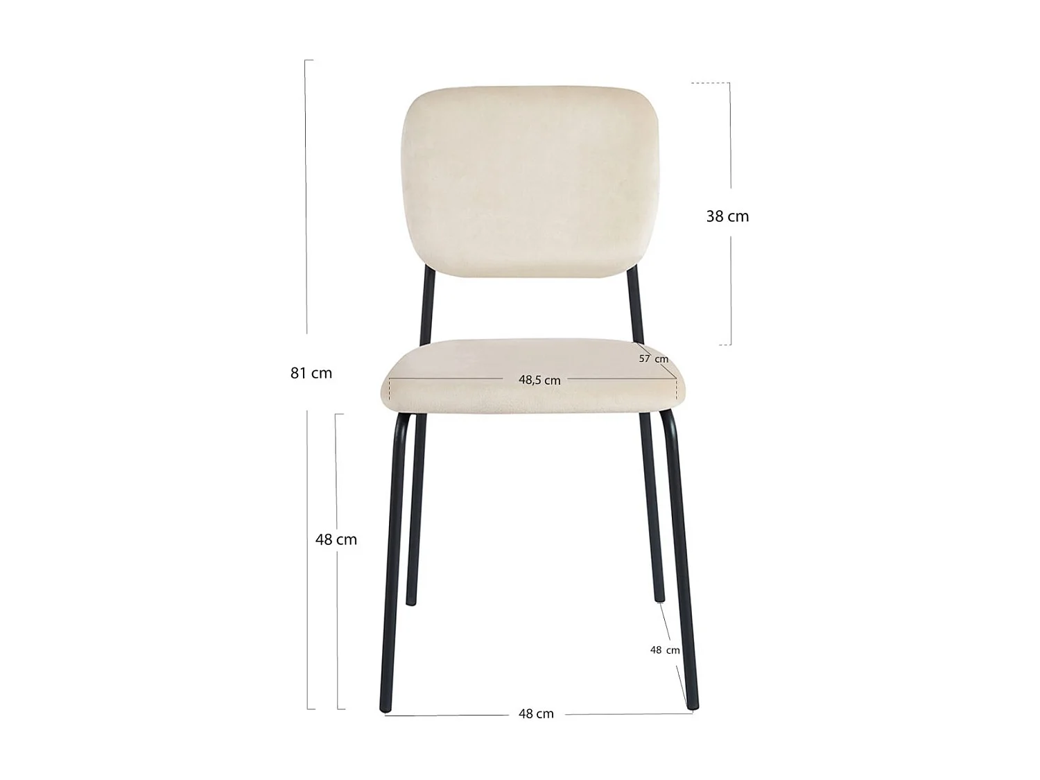 Silla de Oficina Selin Black Terciopelo en Beige - Máxima Ergonomía - Ideal para Escritorio y Gaming