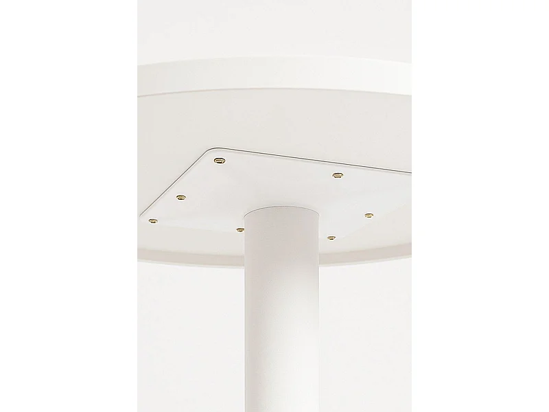 Mesas Auxiliares - Mesa Kuat Redonda - Blanco