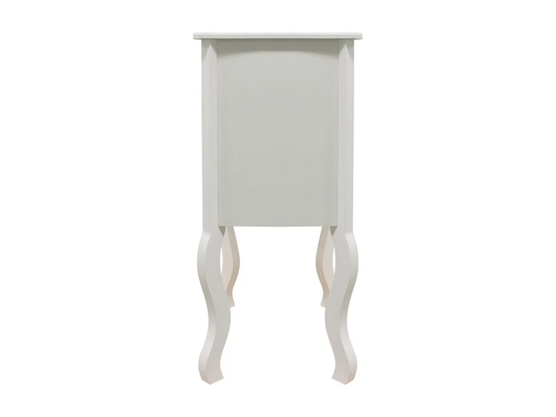 Mesas Auxiliares - Cajonera Sinfonier Cabriole 3 Cajones - Blanco