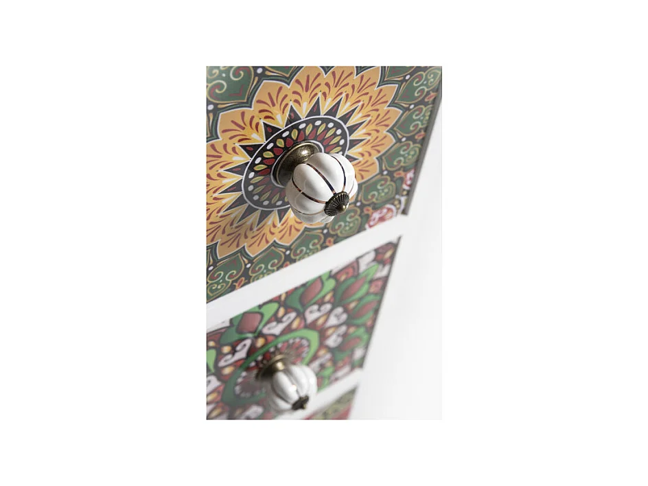 Muebles Auxiliares - Cajonera Estrecha Mosaiko 3 Cajones