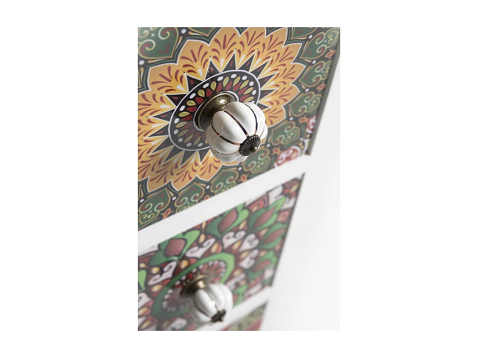 Muebles Auxiliares - Cajonera Estrecha Mosaiko 3 Cajones