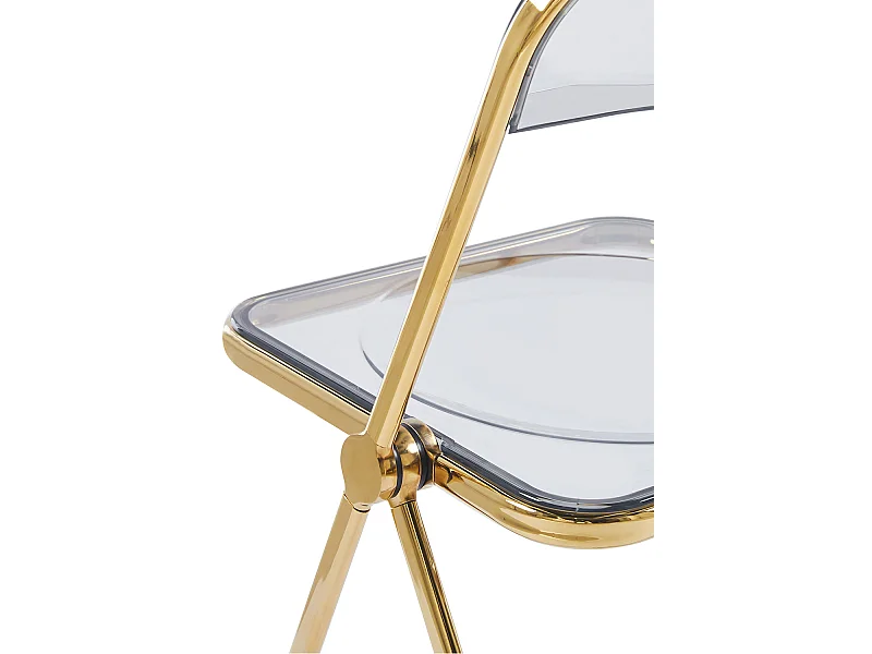 Packs Sillas Plegables - Pack 4 Sillas Tamy Gold - Transparente Ahumada