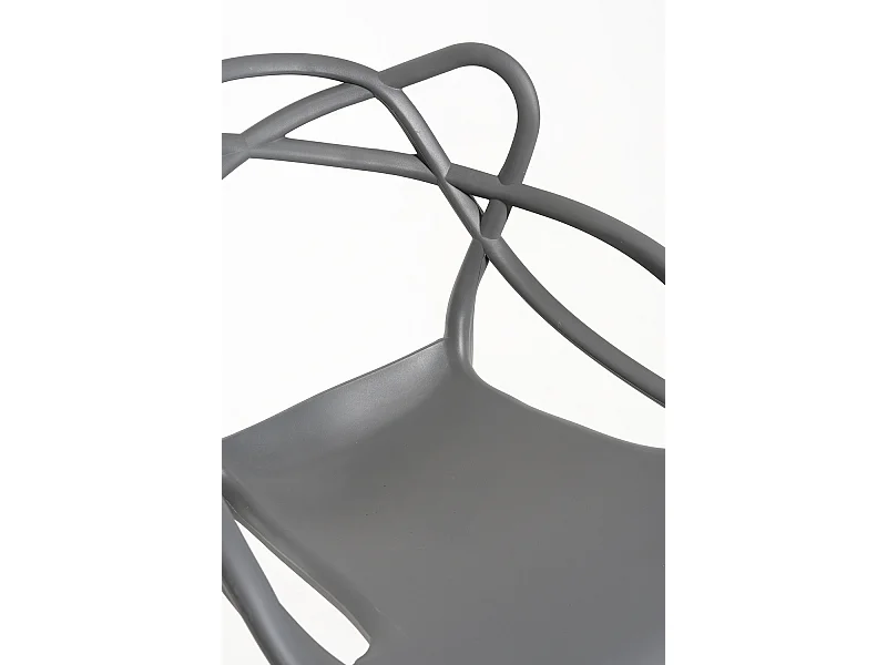 Packs Sillas Jardín - Pack 6 Sillas Lowa - Gris oscuro