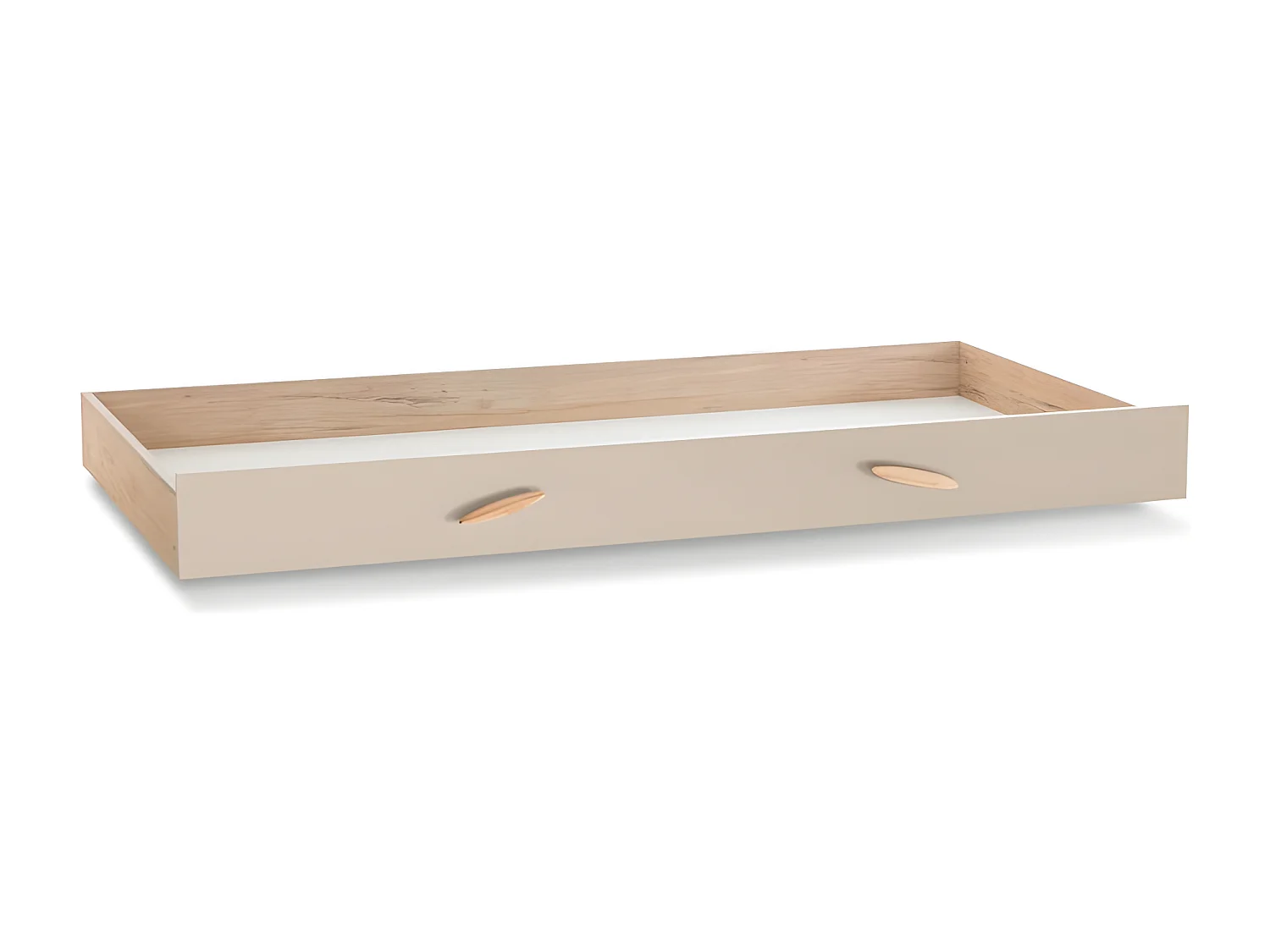 Cama infantil casita + cajón aglomerado gris 90x200cm