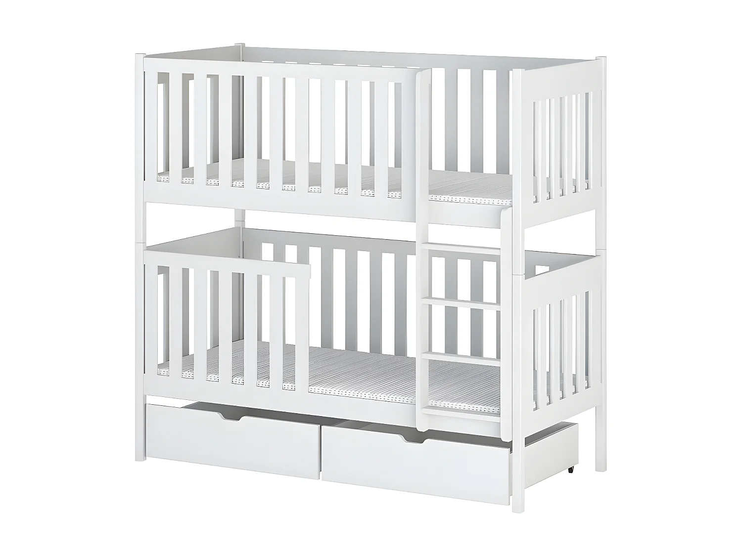 Beliche crianças em madeira branca 90x200cm